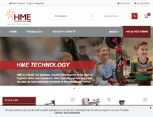 Tablet Screenshot of hme-tech.com